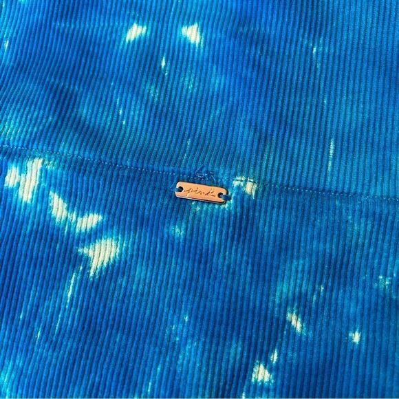 Victoria's Secret Pink hi Cut high-rise bikini bottom blue tie-dye cheeky L - Picture 6 of 8